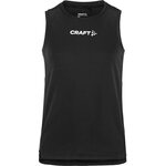 CRAFT Rush 2.0 Singlet Jr Musta (999000)