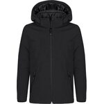 CLIQUE Padded Hoody Softshell Junior Musta (99)