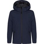 CLIQUE Padded Hoody Softshell Junior Tummansininen (580)