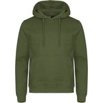 CLIQUE Miami -unisex-mallinen huppari Armeijanvihreä (71)
