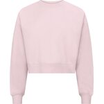 CLIQUE Miami -naisten lyhennetty collegepaita Karamelli pinkki (215)