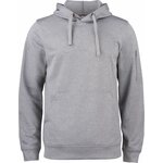 CLIQUE Basic Active -unisex-mallinen huppari Meleerattu harmaa (95)