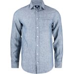 CUTTER & BUCK Summerland -miesten pellavapaita Denim melansi (569)