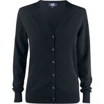 CUTTER & BUCK Oakville Cardigan Ladies Musta (99)