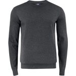 CUTTER & BUCK Oakville Crewneck Men Meleerattu antrasiitti (955)