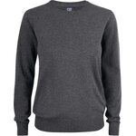 CUTTER & BUCK Oakville Crewneck Ladies Meleerattu antrasiitti (955)