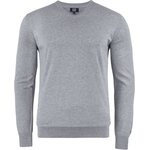 CUTTER & BUCK Oakville V-neck Men Meleerattu harmaa (95)