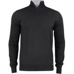 CUTTER & BUCK Everett HZ Sweater Musta (99)