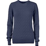 CUTTER & BUCK Blakely Knitted Sweater Ladies Meleerattu laivastonsininen (554)