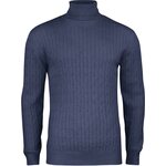 CUTTER & BUCK Blakely Rollerneck Men Meleerattu laivastonsininen (554)