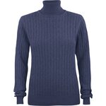 CUTTER & BUCK Blakely Rollerneck Ladies Meleerattu laivastonsininen (554)