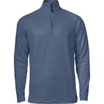 CUTTER & BUCK Coos Bay -miesten puolivetoketjullinen paita Liuskekiven sininen melansi (534)