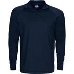 CUTTER & BUCK Coos Bay -miesten puolivetoketjullinen paita Tummansininen (580)