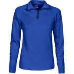 CUTTER & BUCK Coos Bay -naisten puolivetoketjullinen paita Keskisininen (55)