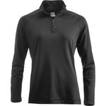 CUTTER & BUCK Coos Bay -naisten puolivetoketjullinen paita Musta (99)
