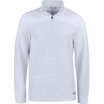 CUTTER & BUCK Traverse -miesten puolivetoketjullinen paita Valkoinen (00)