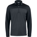 CUTTER & BUCK Traverse -miesten puolivetoketjullinen paita Musta (99)