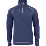 CUTTER & BUCK Chambers -miesten puolivetoketjullinen paita Denim melansi (569)