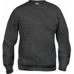 CLIQUE Basic Roundneck Antracite melange (955)