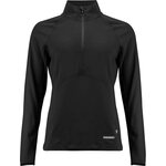 CUTTER & BUCK Adapt -naisten puolivetoketjullinen paita Musta (99)