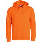 CLIQUE Basic -unisex-mallinen huppari Huomio-oranssi (170)