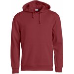 CLIQUE Basic -unisex-mallinen huppari Viininpunainen (38)