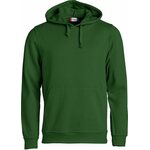 CLIQUE Basic -unisex-mallinen huppari Tummanvihreä (68)