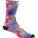 CRAFT PRO Hypervent -tulostetut juoksusukat Fuksia/Moniväri (745007)