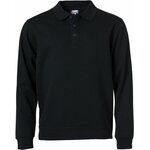 CLIQUE Basic Polo Sweater L/S Black (99)