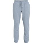 CLIQUE Basic -unisex-malliset collegehousut Meleerattu harmaa (95)