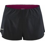CRAFT PRO Hypervent -naisten kevyet juoksushortsit sisähousuilla Musta/Roxo (999486)