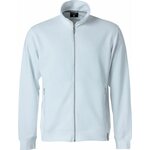 CLIQUE Classic -miesten French Terry collegetakki Valkoinen (00)