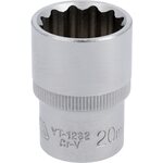 YATO 12-kulmahylsy 1/2" 38 mm 20 mm