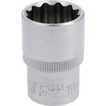 YATO 12-kulmahylsy 1/2" 38 mm 19 mm