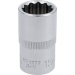 YATO 12-kulmahylsy 1/2" 38 mm 15 mm