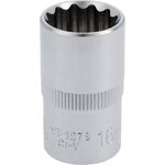 YATO 12-kulmahylsy 1/2" 38 mm 16 mm