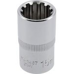 YATO Spline-hylsy 1/2" 38 mm 15 mm