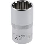 YATO Spline-hylsy 1/2" 38 mm 16 mm