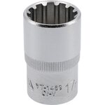 YATO Spline-hylsy 1/2" 38 mm 17 mm
