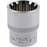 YATO Spline-hylsy 1/2" 38 mm 23 mm