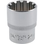 YATO Spline-hylsy 1/2" 38 mm 24 mm