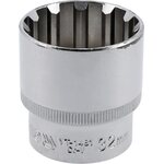 YATO Spline-hylsy 1/2" 42 mm 32 mm