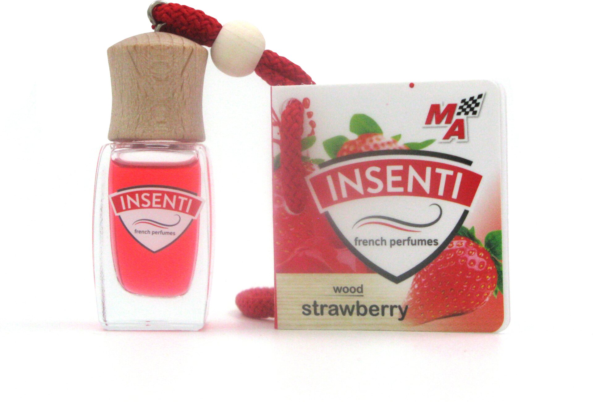 MOJE AUTO INSENTI Air freshener wood 8 ml Strawberry