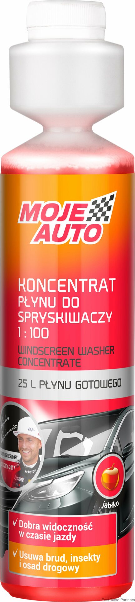 MOJE AUTO Lasinpesunestetiiviste kesä 250ML Omena