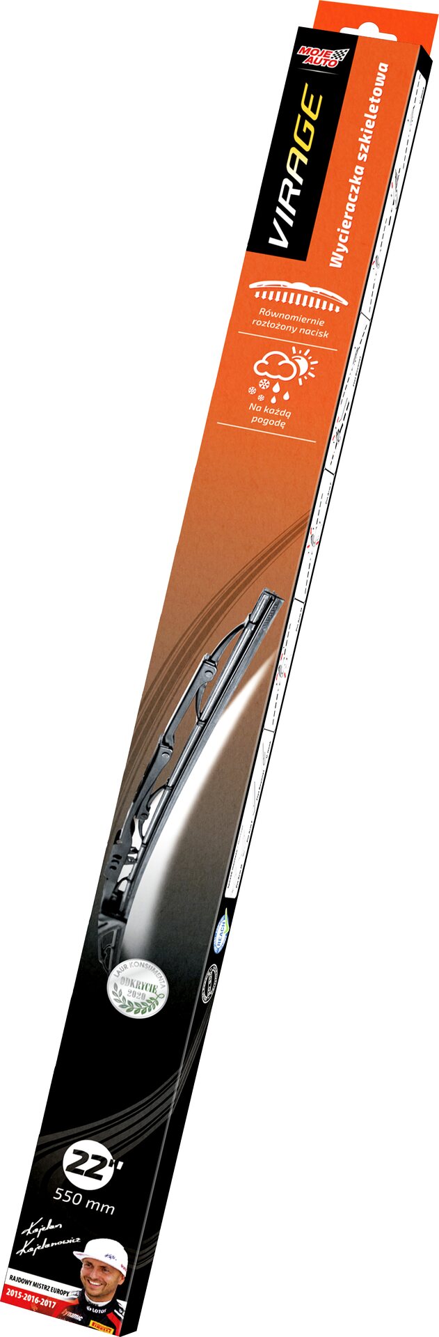 MOJE AUTO VIRAGE Windshield wipers 550mm - 22"