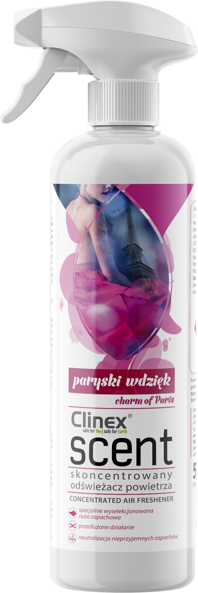 CLINEX Scent air freshener spray 500 ml Charm of Paris