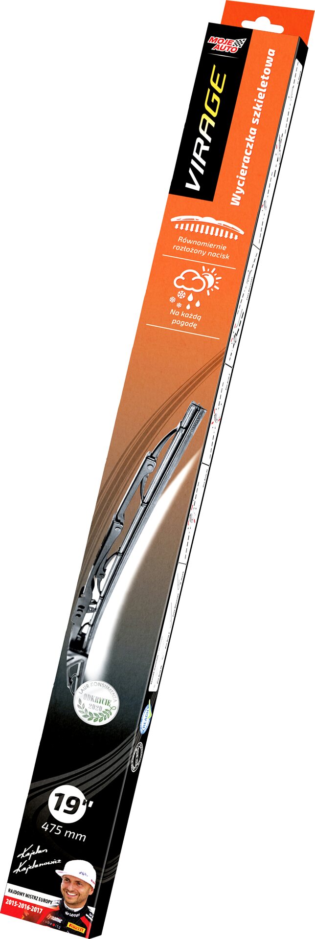 MOJE AUTO VIRAGE Windshield wipers 475mm - 19"