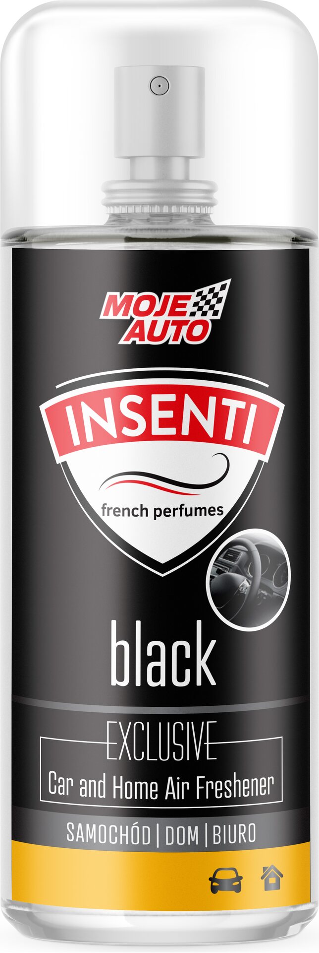 MOJE AUTO INSENTI Air freshener spray 50 ml Black