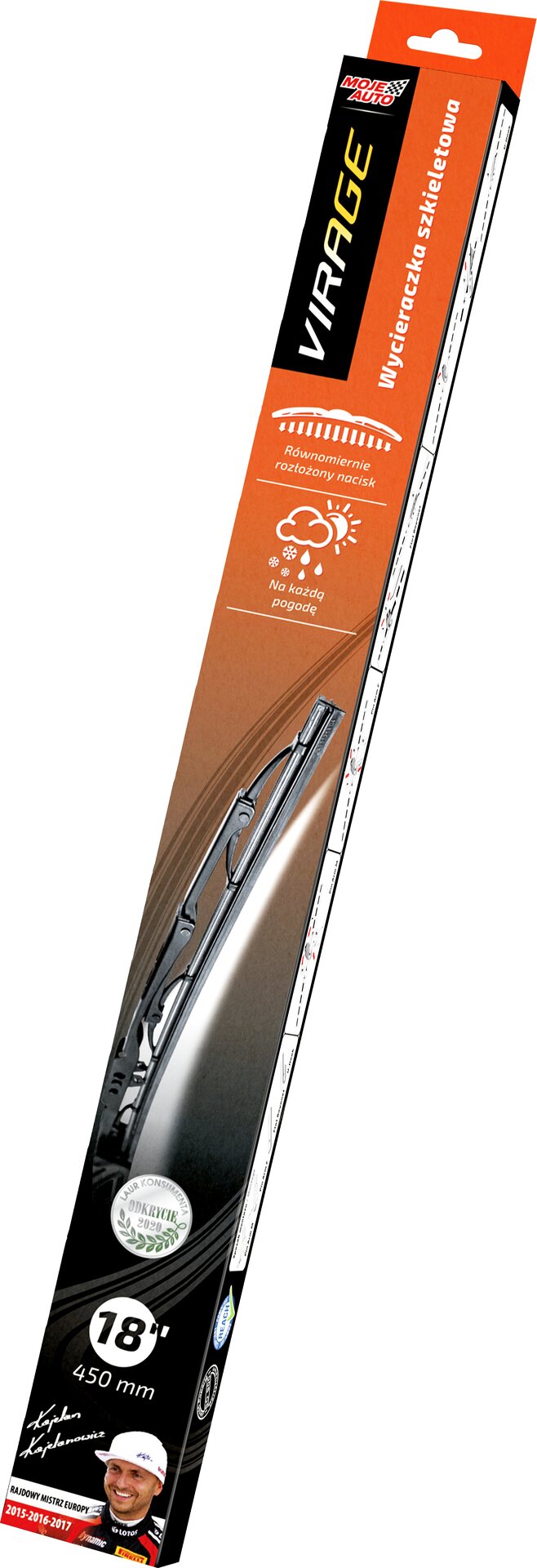 MOJE AUTO VIRAGE Windshield wipers 450mm - 18"