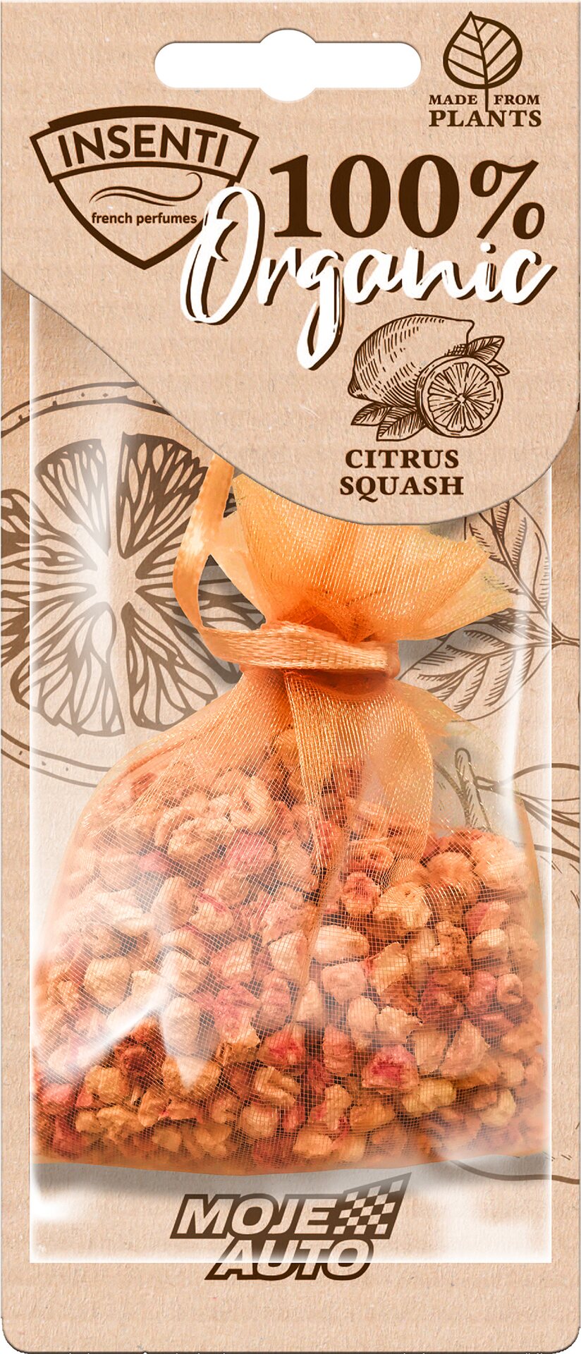MOJE AUTO INSENTI Organic fresh bag 15 g Citrus Squash